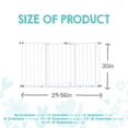 thumbnail image 2 of Regalo 56 inch Extra WideSpan Metal Walk Through Baby Safety Gate, White, 2 of 9