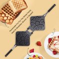 thumbnail image 3 of Heart Shape Waffle Maker Pan Non Stick Double Sided Baking Pan Breakfast  Maker Small Kitchen Appliances, 3 of 7
