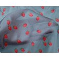 thumbnail image 4 of oneOone Silk Tabby Fabric Raspberry Fruit Printed Fabric 1 Yard 42 Inch Wide, 4 of 4