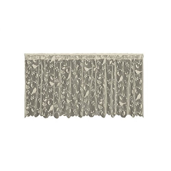 Heritage Lace Bristol Garden Tier, 60 by 24-Inch, Cafè