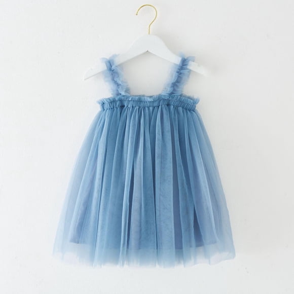 Cowsor Baby Girl Dress Flower Tulle Party Dresses Princess Pageant Birthday Wedding