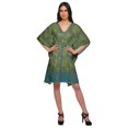 thumbnail image 2 of Moomaya Cutwork Lace Beach Kaftan For Women Printed Bikini Caftan Plus Size, 2 of 4