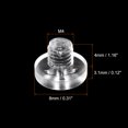 thumbnail image 2 of Unique Bargains M4x4mm Plastic Phillips Bolts PC Pan Head Machine Screws Transparent 50 Pack, 2 of 5
