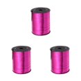 thumbnail image 4 of Youkk Plastic Ribbon Sparkling And multifunctional For Wedding And Party Decorations Sturdy Golden Curled Ribbon rose red 3Set, 4 of 6