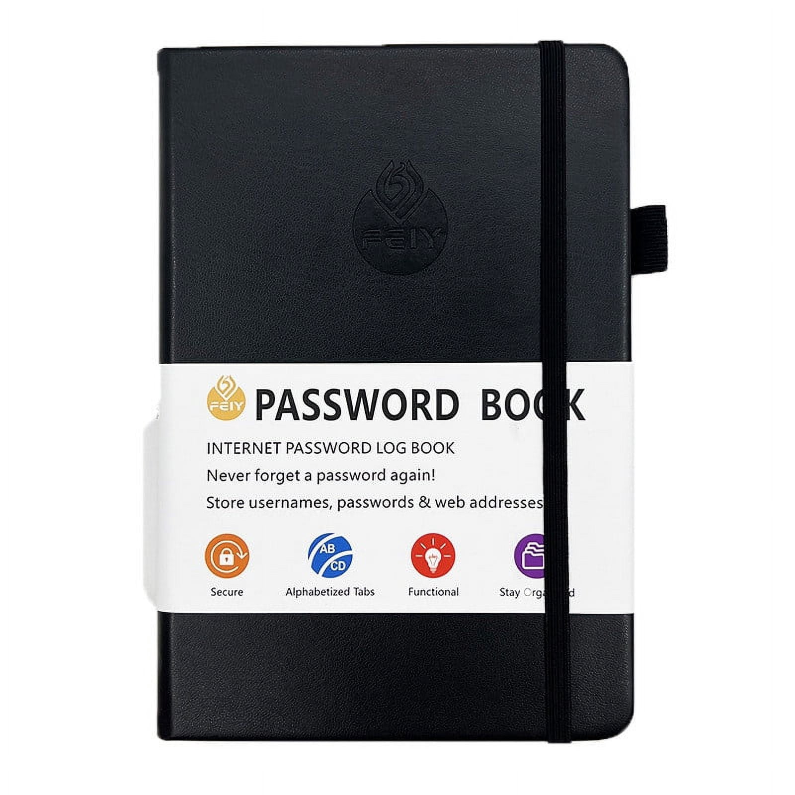 Teissuly New Address book with Alphabetical Tabs, Hardcover Password Keeper and Telephone Book Address Organizer Record Contacts, Journal Notebook for Home or Office