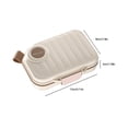 thumbnail image 3 of Portable Pill Organizer and Medication Dispenser | Mini Daily Reminder Case with Compartments | Travel Pill Box for Home and On-The-Go | Secure Storage for Vitamins and Supplements, 3 of 9