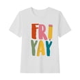 thumbnail image 1 of WRKEKC T-Shirts Garçons 1-12 Ans Imprimé Fryay Manches Courtes Col Rond Tenue Décontractée Enfants Tissu Doux Ajustement Confortable Tenue Quotidienne Été, 1 of 4
