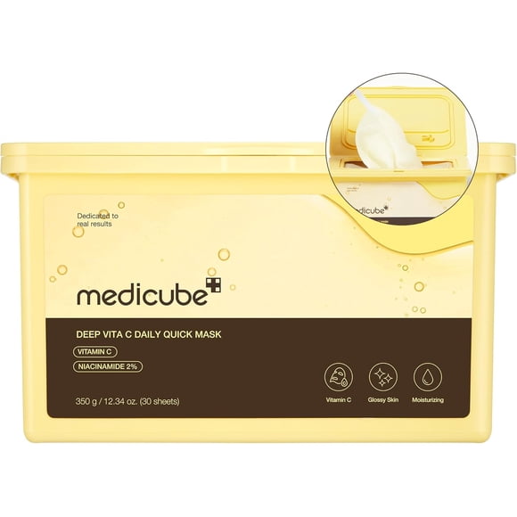 Medicube Deep Vita C Daily Quick Masks 350g 12.34 oz. (30 sheets)