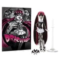 thumbnail image 1 of Monster High-Poupée Draculaura-Poupée en noir et blanc avec posters, 1 of 6