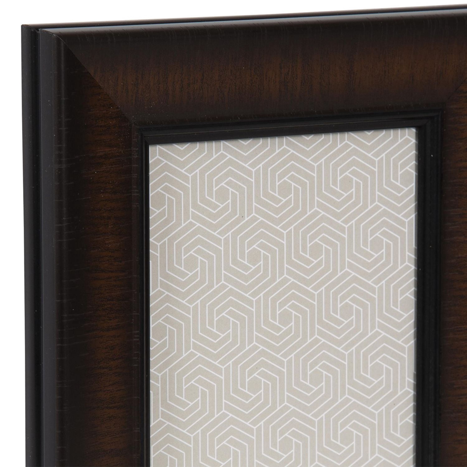 DesignOvation Lynnwood 4" x 6" Smoked Cognac Picture Frame