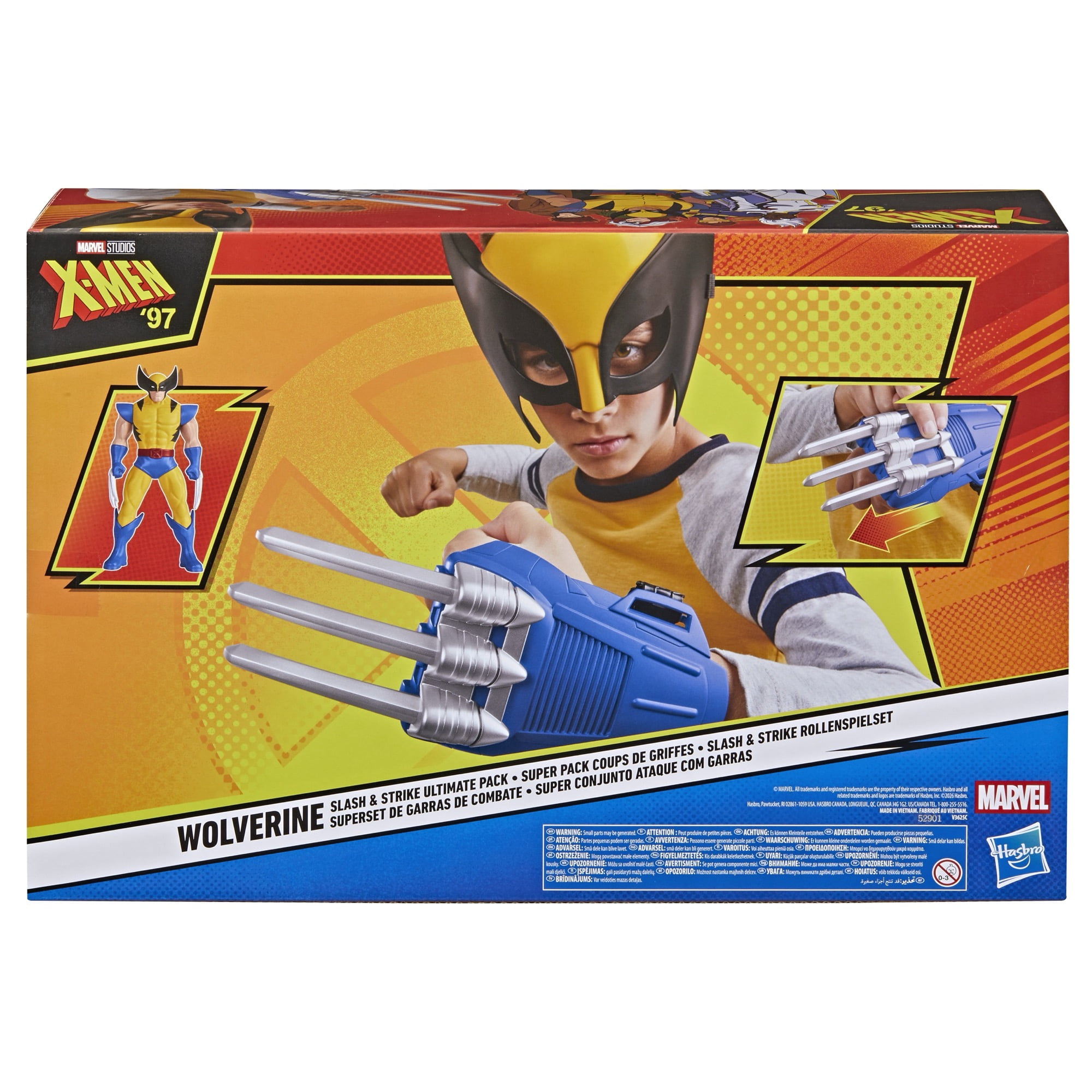 Marvel X-Men ’97, Super pack Coups de griffes de Wolverine, pack de 3 jouets