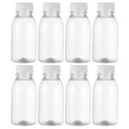thumbnail image 1 of 8pcs Empty Water Bottles Household Beverage Bottles Reusable Juice Containers with Lids, 1 of 6