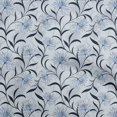 thumbnail image 1 of oneOone Polyester Spandex Medium Blue Fabric Floral Retro Fabric For Sewing Printed Craft Fabric By The Yard 56 Inch Wide, 1 of 5