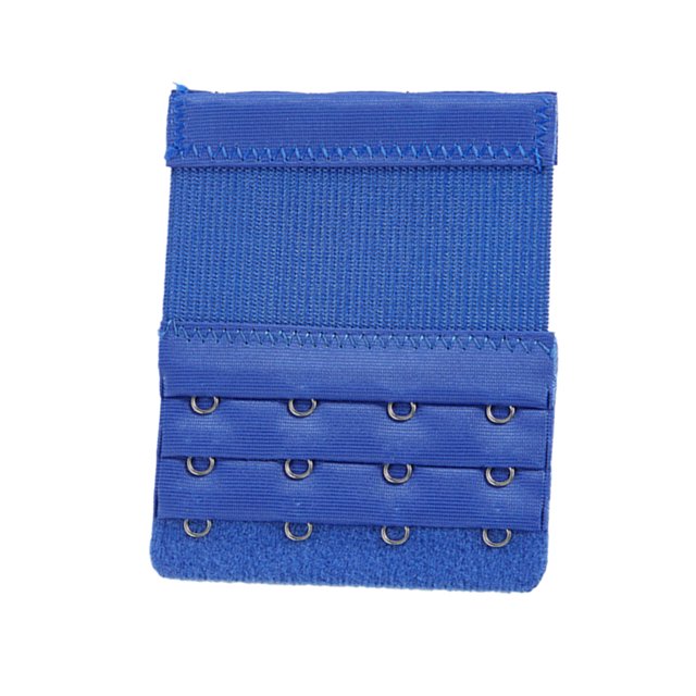 Extenseurs de Bretelles Respirants Rangées 4 Crochets 3 Rangées 4 Crochets Accessoires de Brassière Réglables Clips de Remplacement sous-Vêtements Bleu royal