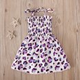 thumbnail image 2 of Huvoen Robe de Princesse pour Filles de 3 Ans Enfants Robe pour Bébé Fille Robes de Plage Décontractées Sans Manches Robe d'Été de Princesse Violet 5-6 Ans, 2 of 7
