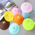 thumbnail image 3 of MYG Red Glass Drink Cover Cup Lid Anti-dust Coffee Mug Keep Warm Silicone, 3 of 6