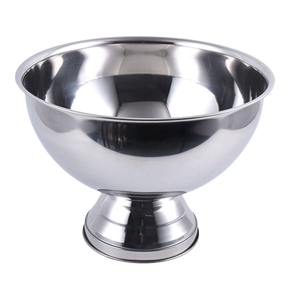 Stainless Steel Champagne Ice Bucket Punch Bowls Champagne for Small Gatherings Picnic Outdoor Activities Weddings Parties -