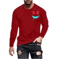 thumbnail image 1 of Birdeem Haut Imprimé à Manches Longues pour Homme Haut/chemise à Manches Longues à Col Rond, 1 of 4