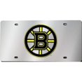 thumbnail image 1 of Plaque d'Immatriculation Laser Argentée des Boston Bruins, 1 of 2