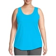 thumbnail image 1 of MeetoTime Plus Size Tank Top for Women Comfortable Soft Crew Neck Solid Color Sleeveless T-Shirt Tops, 1 of 6