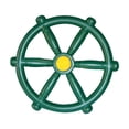 thumbnail image 1 of Accessoires de Terrain de Jeu, Roue de Navire Pirate pour Maisonnette Extérieure pour Enfants, Cabane dans les Arbres, Vert, 1 of 10