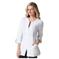 thumbnail image 1 of Maevn Smart Lab Coats - Ladies 3/4” Sleeve Lab Jacket (X-Large, White), 1 of 1