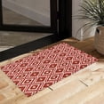thumbnail image 4 of Yhmxh Bathroom Rugs Washable Non-shedding European Retro Lattice Printed Floor Mat Door Mat Sewer Mat Entrance Door Kitchen Bathroom Mat Non-slip Mat Living Room Rug Bath Mat, 4 of 7