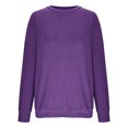 thumbnail image 4 of AherBiu Chandails de Sortie pour Femmes, Coupe Ample, Thermique, Chaud, Col Ras du Cou, Manches Longues, Chandails Molletonnés, Chandail, 4 of 7