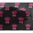 thumbnail image 4 of oneOone Viscose Chiffon Fabric Leaves & Lotus Block Print Fabric By Yard 42 Inch Wide, 4 of 4