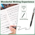 thumbnail image 3 of Uxcell Gel Pen Medium Point 0.5mm, 24 Pack Smooth Black Gel Ink Rollerball Pen for Home Office Writing Note Taking Journaling Business, Style 2, 3 of 6
