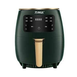 Graflsoa 4.75Qt Electric Air Fryer Oven with 1200W Power, 4.5L Capacity, Non-Stick Basket, Auto Shut-Off, 60-Min Timer, US Plug, 110V, Gem Green