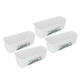 thumbnail image 1 of Haofy Large Chicken Feeder Trough with Clips Hanging Chicken Feeder Trough, Feeding Duck Goose Goat Sheep Dog for Livestock Feeding Container Waterer Bucket, 1 of 8