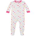 thumbnail image 2 of Pyjama en Coton Ajusté à Pieds pour Bébé et Fillette, Lot de 2, 2 of 12