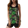 thumbnail image 1 of SBYOJLPB Womens 2 Piece Tankini Swimsuits Modest Coverage Bathing Suits Tank Top with Board Shorts, 1 of 5