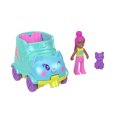 thumbnail image 1 of Polly Pocket Coffret Véhicule Chat, micro-poupée, figurine chat, 1 of 5