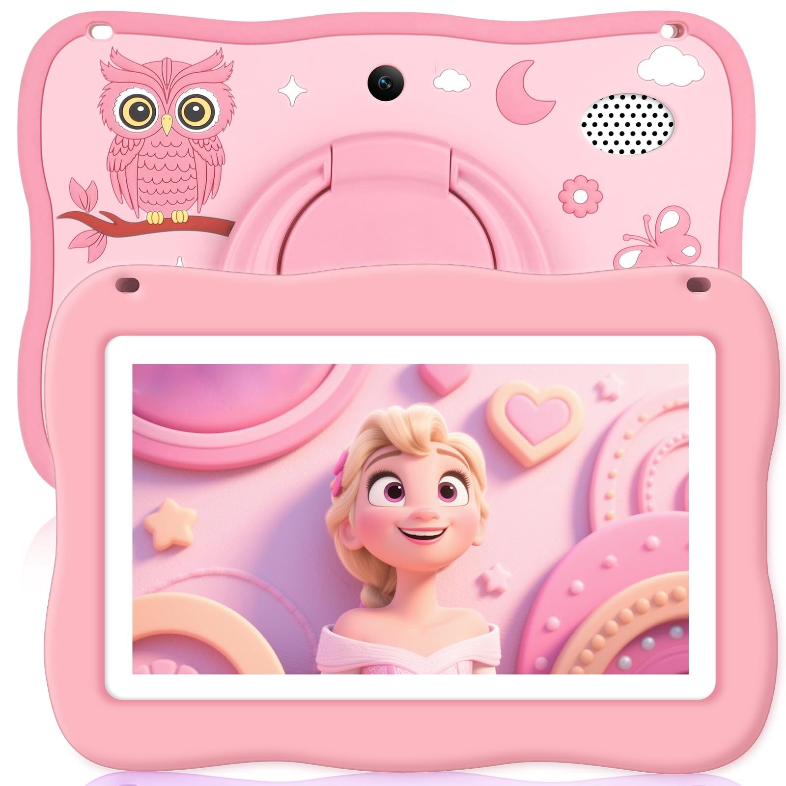 Kids Tablet 7IN Toddler Tablet for Kids, Children Tablets for Toddlers with Parental Controls, Camera, Shockproof Case, Kids Learning Apps Pre-Instal