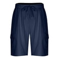 thumbnail image 4 of Birdeem Mens Shorts Mens Summer Leisure Comfortable Button Pocket Elastic Waist Shorts, 4 of 10