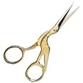 thumbnail image 3 of Arolly Embroidery Scissors 4.5-inch Small Sewing Scissors Retro Style Craft Scissors for Art Needle Work -Light Gold, 3 of 3