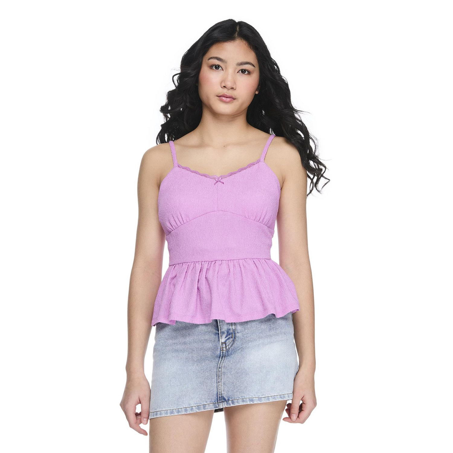 My Sister's Closet Girls' Empire Peplum Cami