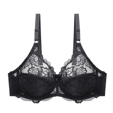 RKSTN Women's Push Up Bra Lace With Steel Ring Solid Color Sexy Breasted Bra
