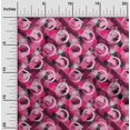 thumbnail image 2 of oneOone Velvet Fuschia Pink Fabric Abstract Sewing Craft Projects Fabric Prints By Yard 58 Inch Wide, 2 of 4