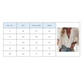 thumbnail image 2 of Women Button-down Ruffle Shirt V-neck Long Sleeve Blouse, 2 of 4