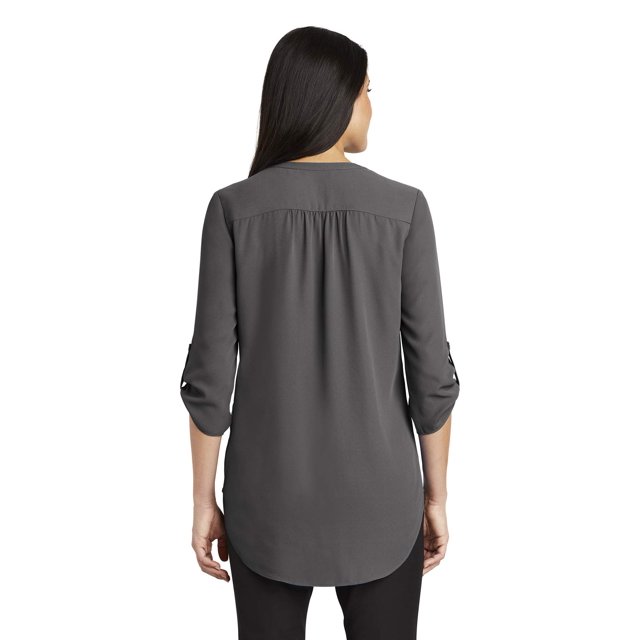 Port Authority Blouse Tunique à Manches 3/4 pour Femmes