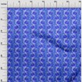 thumbnail image 3 of oneOone Rayon Blue Fabric Geometrical Craft Projects Decor Fabric Printed By The Yard 56 Inch Wide, 3 of 5