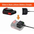 thumbnail image 4 of 20V Lithium Battery Charger LCS1620 for Black Decker LSW120 LSW20 LSW221 SSL20SB, 4 of 5