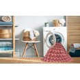 thumbnail image 2 of Ahgly Company Tapis d'Intérieur Rectangulaires Transitionnels Rouges Lavables à la Machine, 6 Pieds x 9 Pieds, 2 of 7