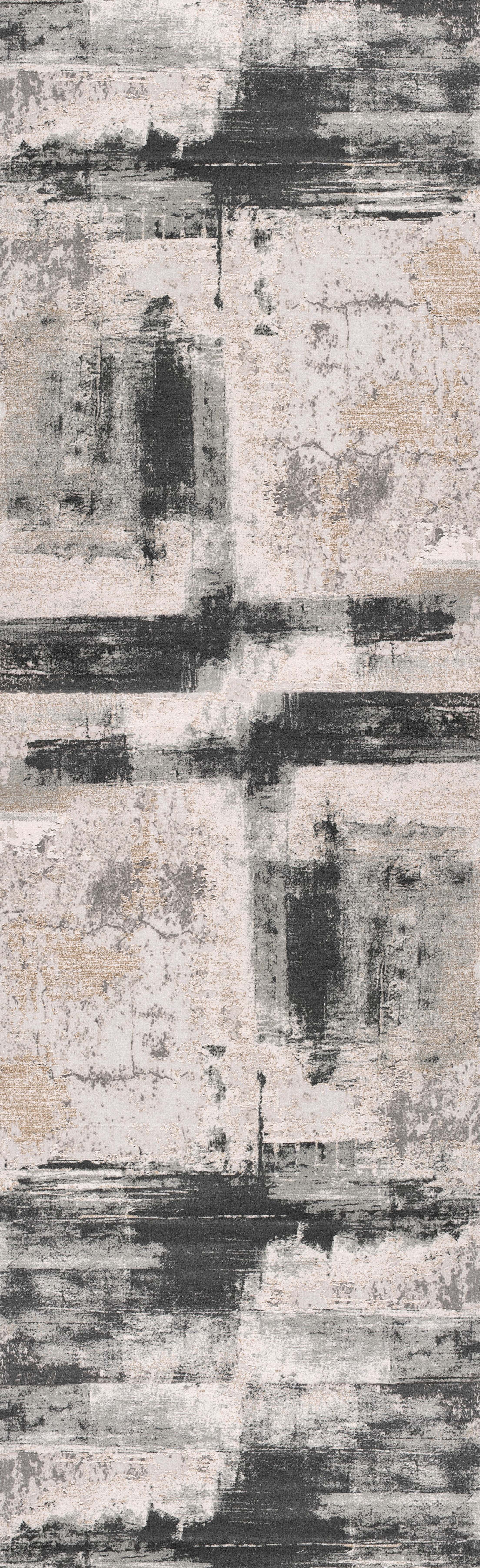 Rug Branch Silvia Collection Modern Abstract Runner Area Rug