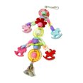 thumbnail image 3 of Agiferg Colorful Pet Bird Parrot Swing Cage Bells Bite Toy For Parakeet Cockatiel Toys, 3 of 4