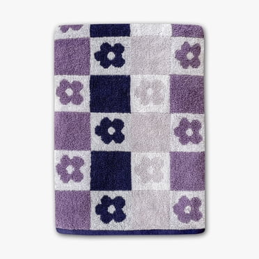 Mainstays Kids Bath Towel, 27" in. x 50", 100% Cotton, Flowers