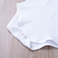thumbnail image 4 of Faithtur Bébé Garçon Fille Manches Longues Romper Ébouriffé de Couleur Unie Body, 4 of 6